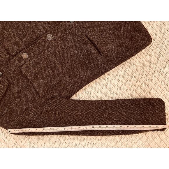 Chanel Vintage Brown Tweed Blazer Jacket FR 38 US 6 8 97A - Picture 10 of 14